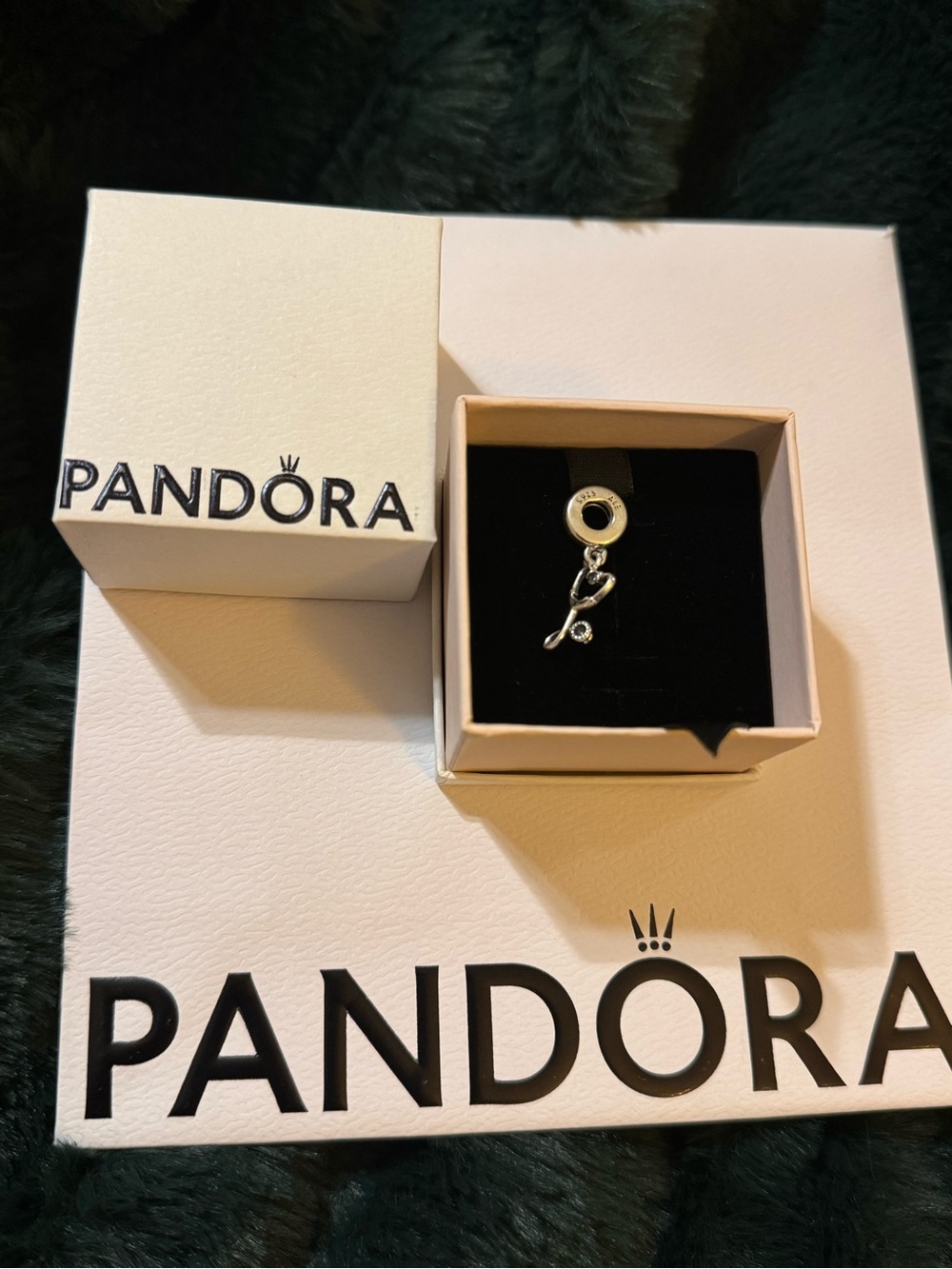 Pandora Sterling Silver Stethoscope Heart Dangle Charm